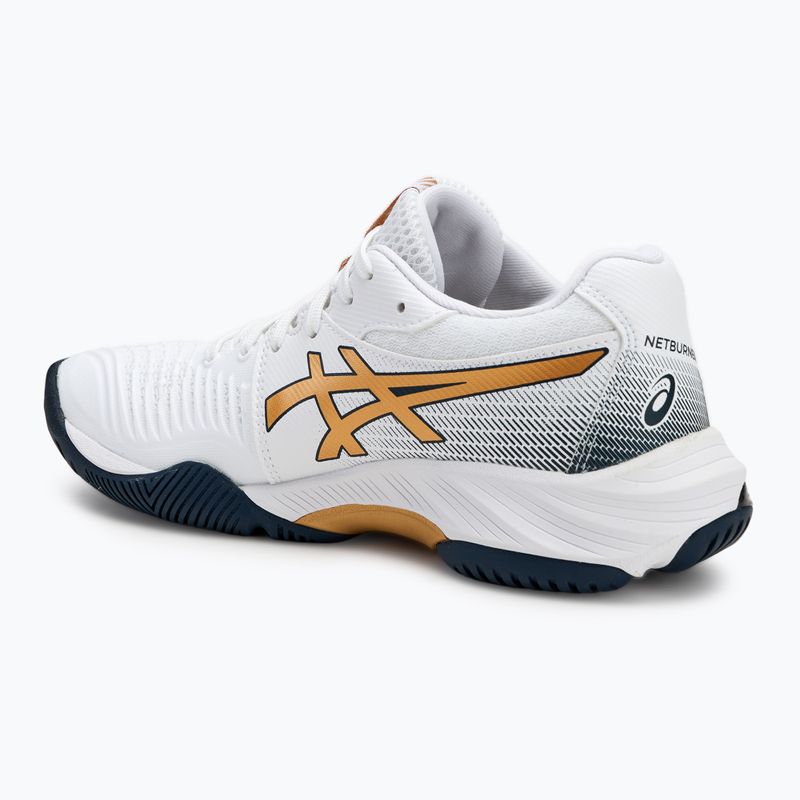 Moteriški batai ASICS Netburner Ballistic FF 3 white/pure gold 3