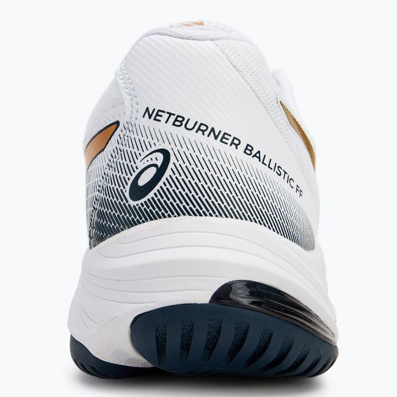 Moteriški batai ASICS Netburner Ballistic FF 3 white/pure gold 6