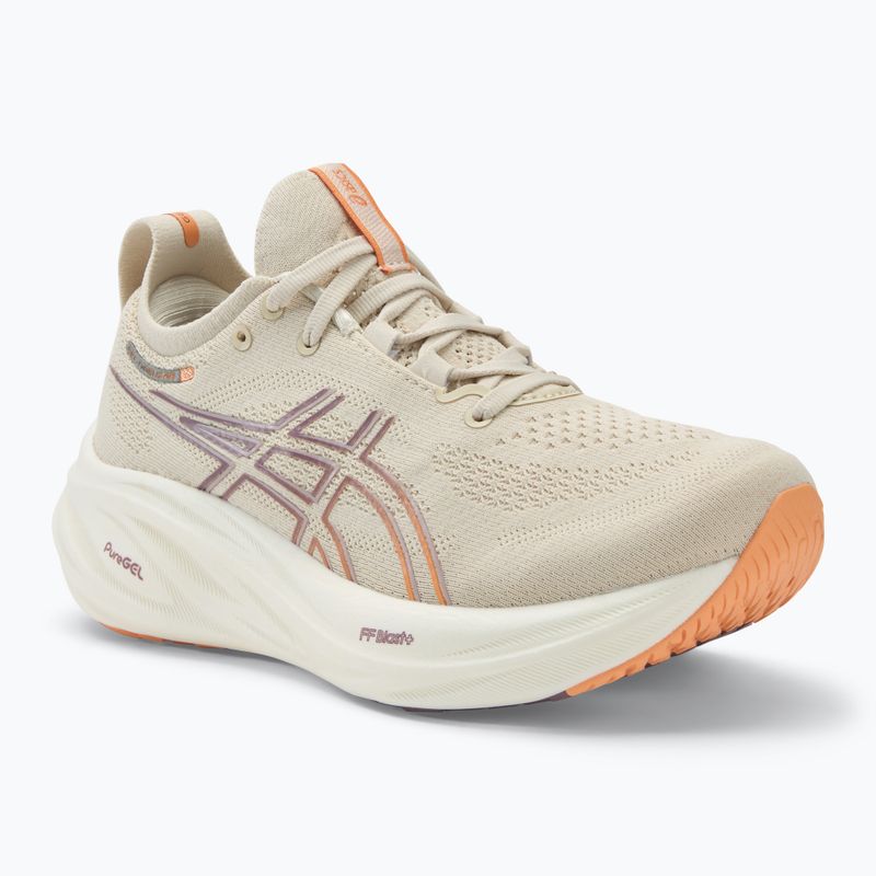 Moteriški bėgimo batai ASICS Gel-Nimbus 26 oatmeal/faded orange