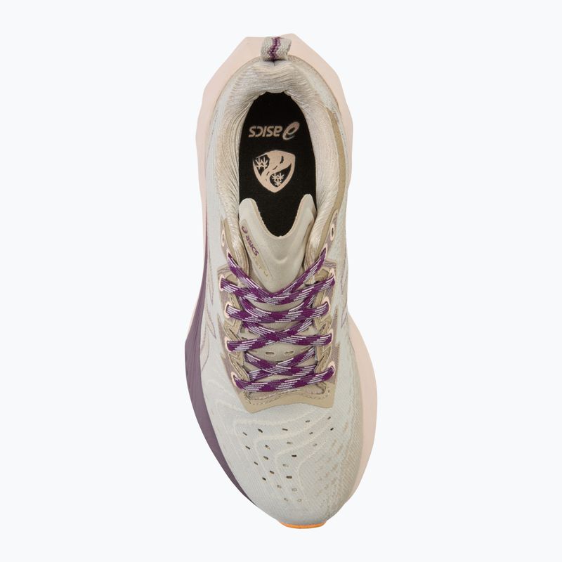 Moteriški bėgimo batai ASICS Novablast 4 TR nature bathing/pearl pink 5