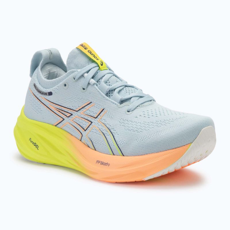 Moteriški bėgimo batai ASICS Gel-Nimbus 26 Paris cool grey/safety yellow