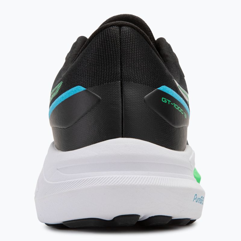 Vyriški bėgimo bateliai ASICS GT-1000 13 black/digital aqua 6
