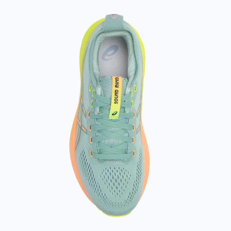 Moteriški bėgimo batai ASICS Gel-Kayano 31 Paris light celadon/safety yellow 6