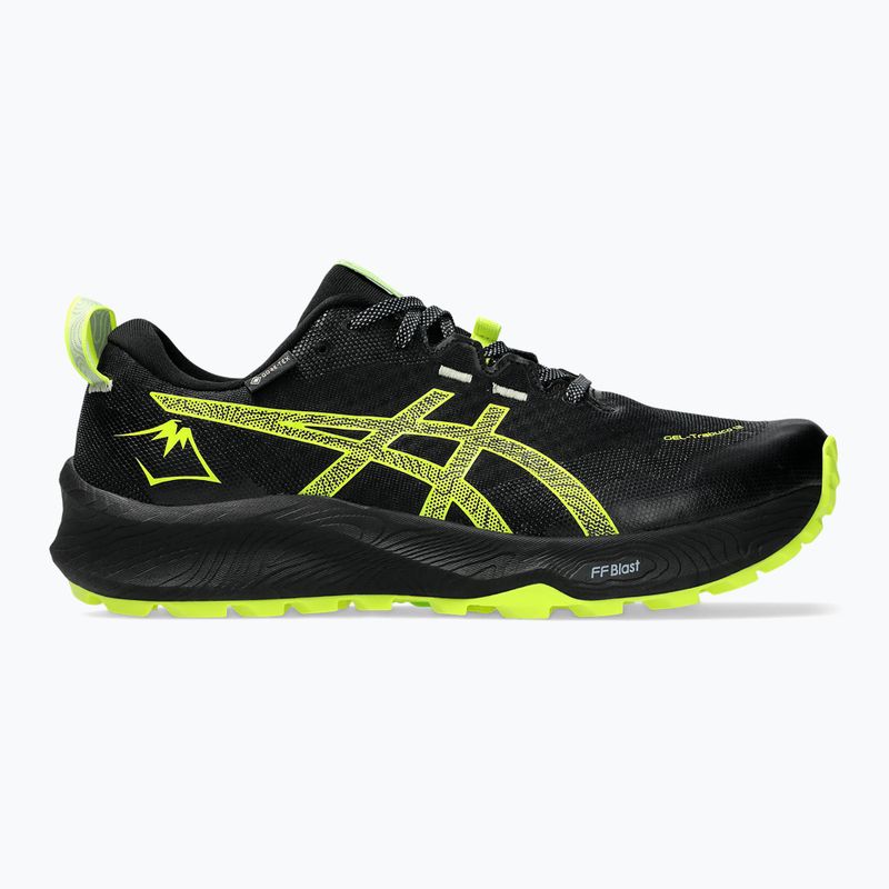 Vyriški bėgimo bateliai ASICS Gel-Trabuco 12 GTX black/safety yellow 8