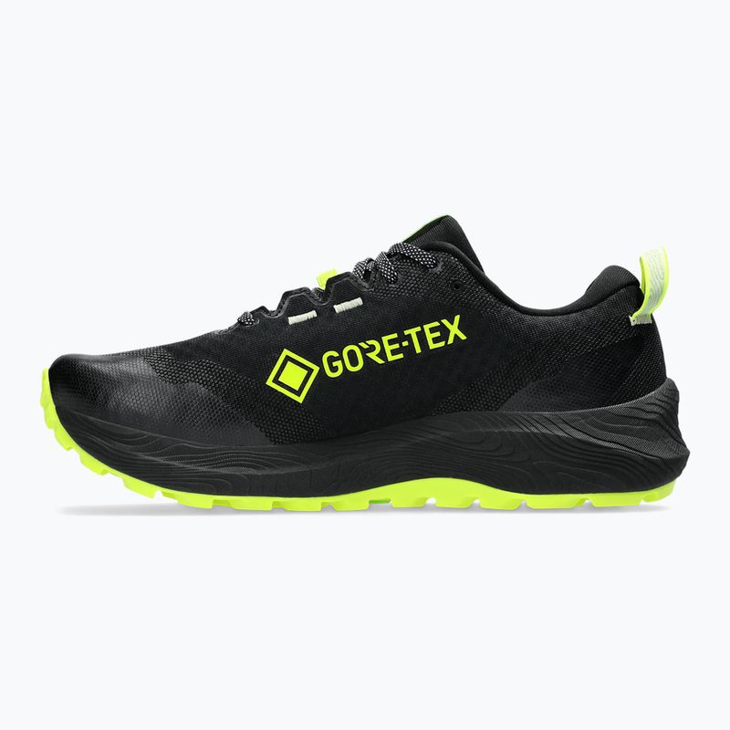 Vyriški bėgimo bateliai ASICS Gel-Trabuco 12 GTX black/safety yellow 9
