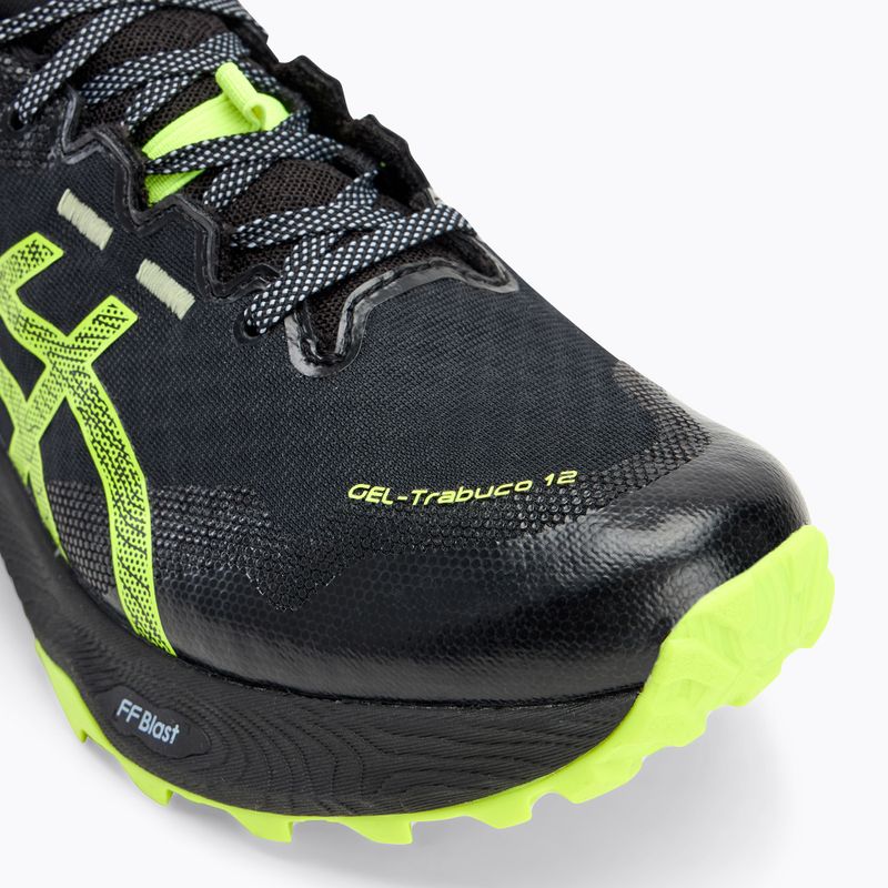 Vyriški bėgimo bateliai ASICS Gel-Trabuco 12 GTX black/safety yellow 7