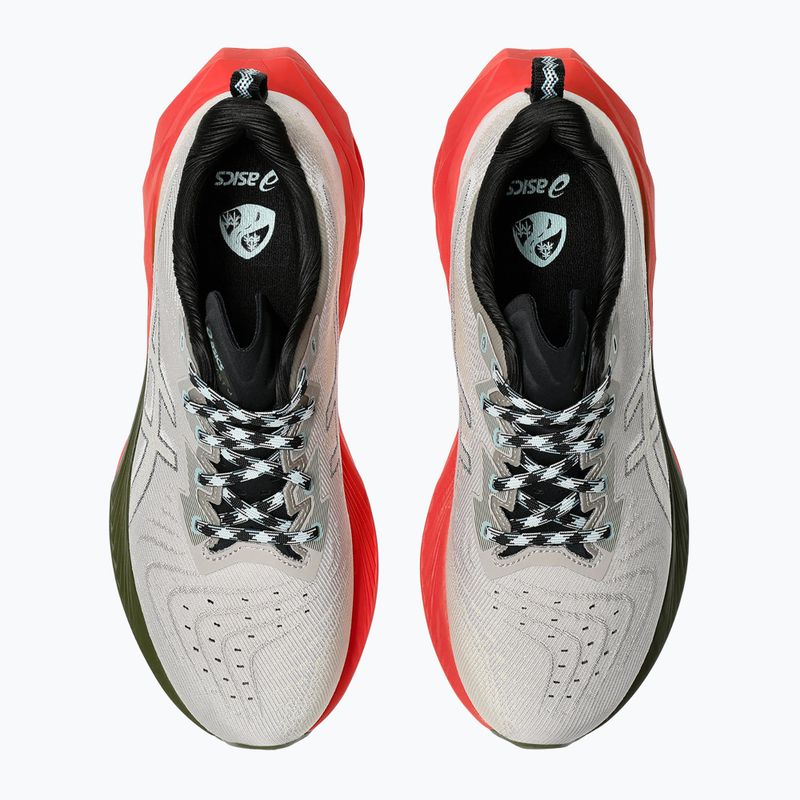 Vyriški bėgimo batai ASICS Novablast 4 TR nature bathing/red snapper 12