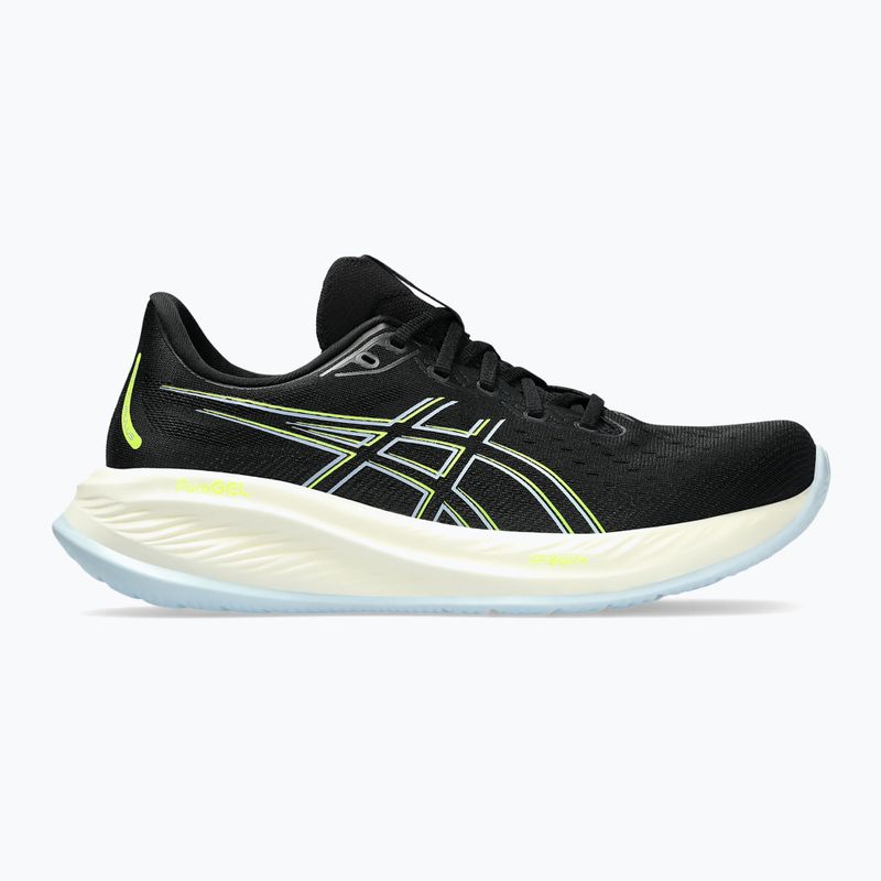 Vyriški bėgimo batai ASICS Gel-Cumulus 26 black/safety yellow 8
