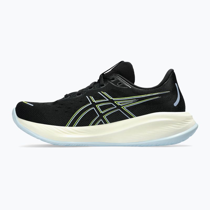 Vyriški bėgimo batai ASICS Gel-Cumulus 26 black/safety yellow 9