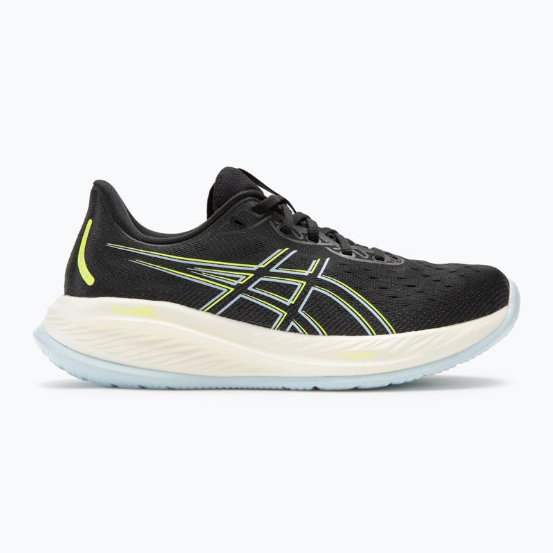 Vyriški bėgimo batai ASICS Gel-Cumulus 26 black/safety yellow 2