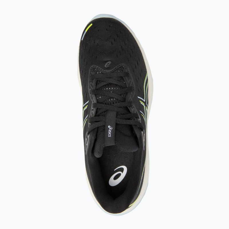 Vyriški bėgimo batai ASICS Gel-Cumulus 26 black/safety yellow 5