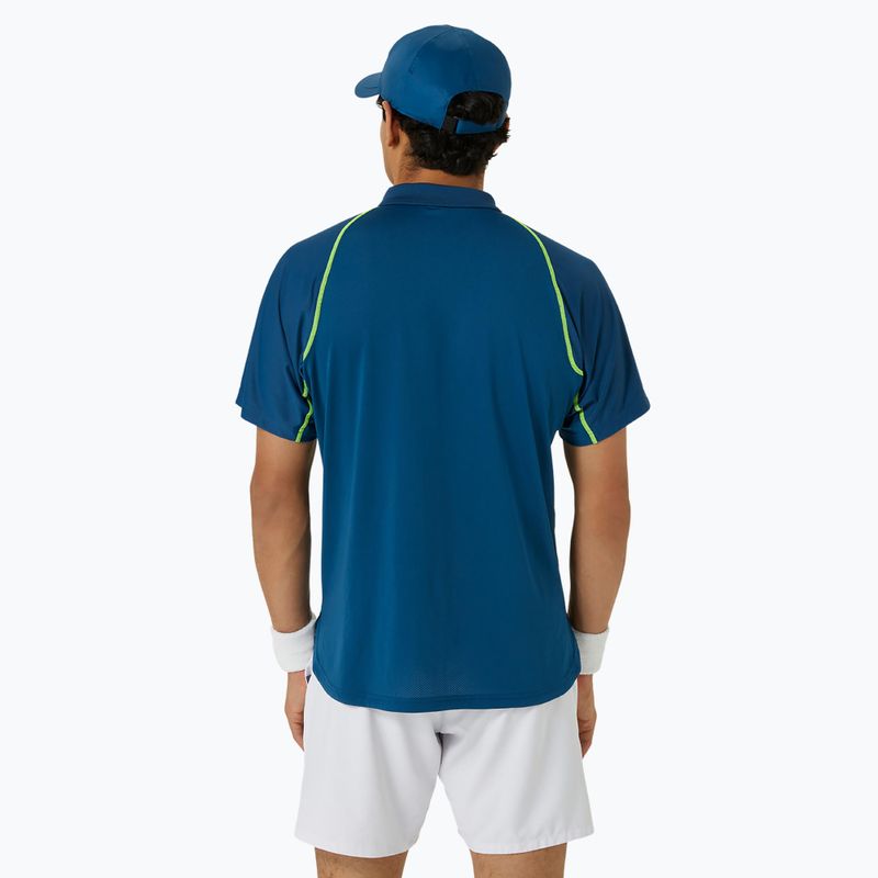 Vyriški polo teniso marškinėliai ASICS Match Actibreeze Polo mako blue 3