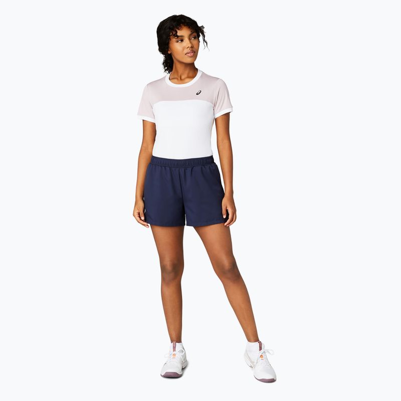 Moteriški teniso marškinėliai ASICS Court SS Top brilliant white/watershed rose 2