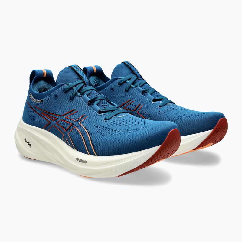 Vyriški bėgimo bateliai ASICS Gel-Nimbus 26 rich navy/faded orange 10