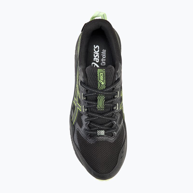 Vyriški bėgimo bateliai ASICS Gel-Sonoma 7 GTX black/safety yellow 5