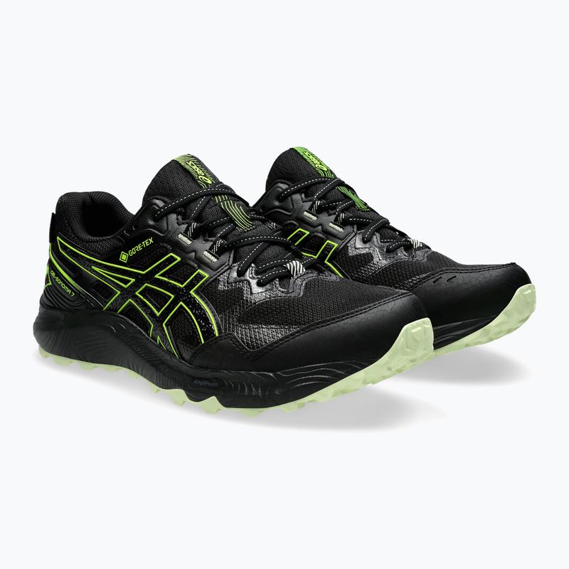 Vyriški bėgimo bateliai ASICS Gel-Sonoma 7 GTX black/safety yellow 10