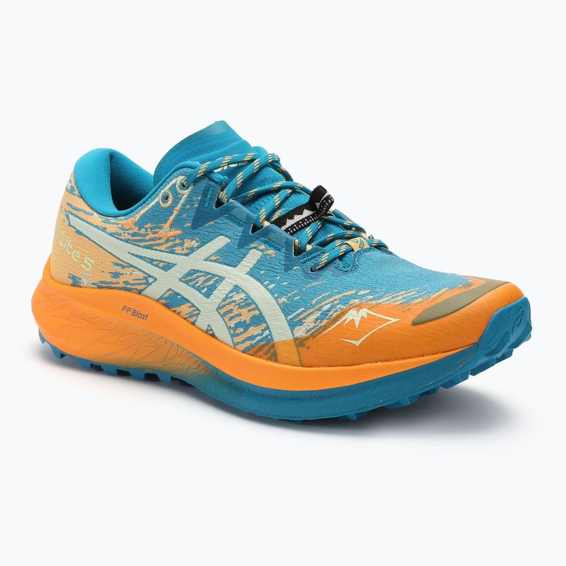 Vyriški bėgimo batai ASICS Fuji Lite 5 teal blue/cool matcha