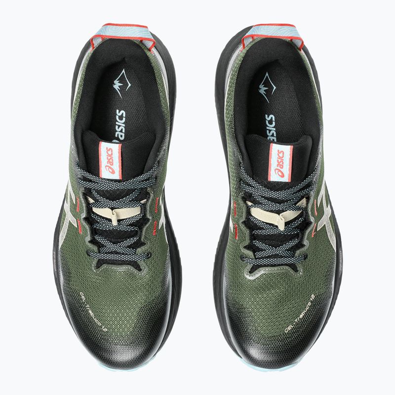 Vyriški bėgimo bateliai ASICS Gel-Trabuco 12 smog green/feather grey 12