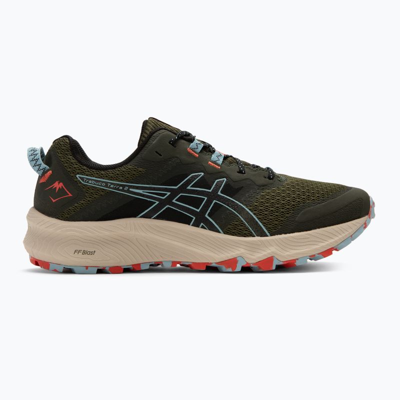 Vyriški bėgimo batai ASICS Trabuco Terra 2 smog green/smoke blue 2