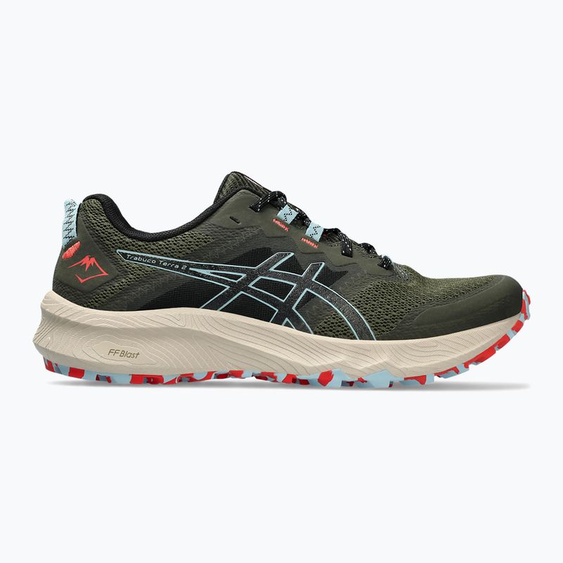 Vyriški bėgimo batai ASICS Trabuco Terra 2 smog green/smoke blue 8