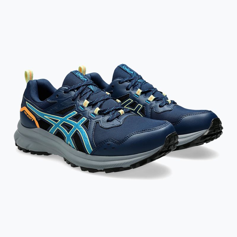 Vyriški bėgimo batai ASICS Trail Scout 3 night sky/teal blue 10