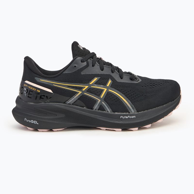 Moteriški bėgimo batai ASICS GT-1000 13 GTX black/ stadium orange 2