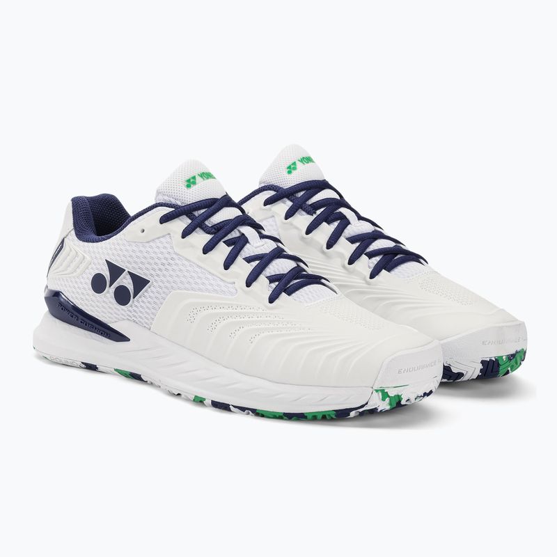 Vyriški teniso bateliai YONEX SHT Eclipson 4 white/aloe 4