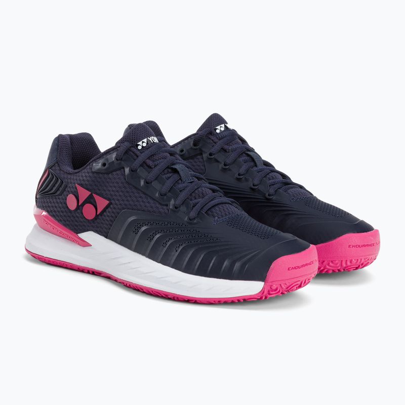 Moteriški teniso bateliai YONEX SHT Eclipsion 4 CL navy blue/pink STFEC4WC3NP 4