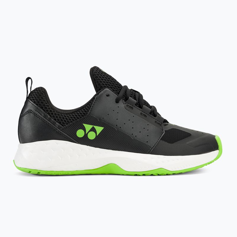 Vyriški teniso bateliai YONEX Lumio 4 black/lime green 2