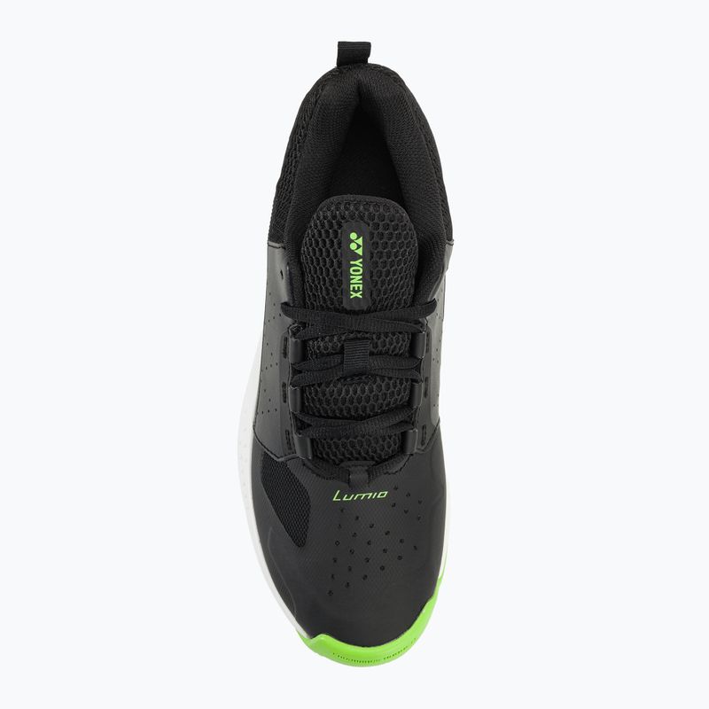 Vyriški teniso bateliai YONEX Lumio 4 black/lime green 6