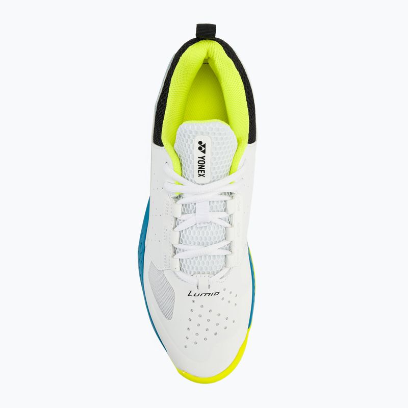 Vyriški teniso bateliai YONEX Lumio 4 white/ocean blue 6