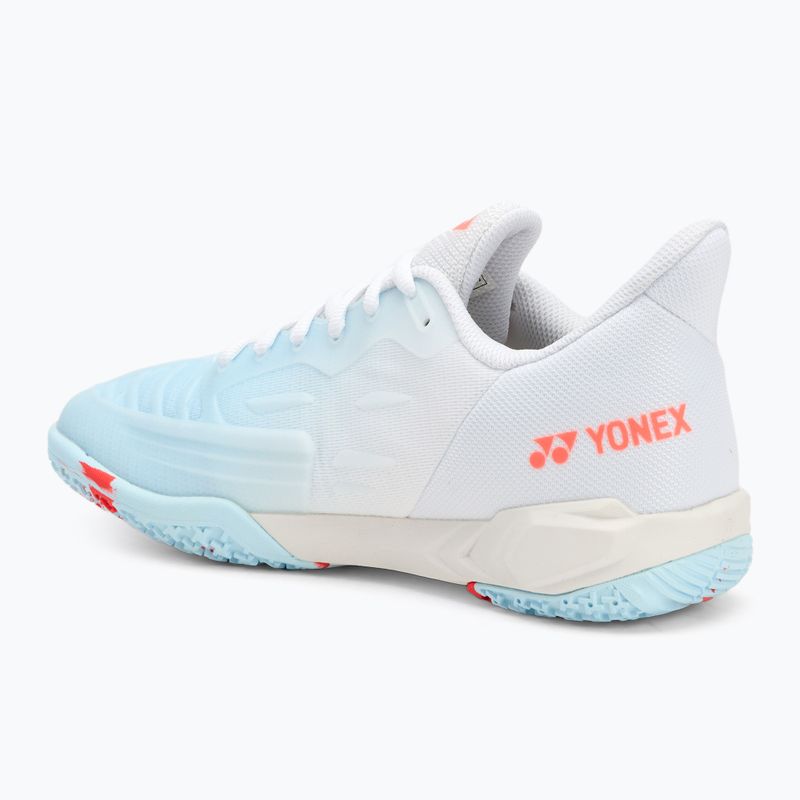 Moteriški batai  YONEX Cascade Drive 2 white/ water blue 3