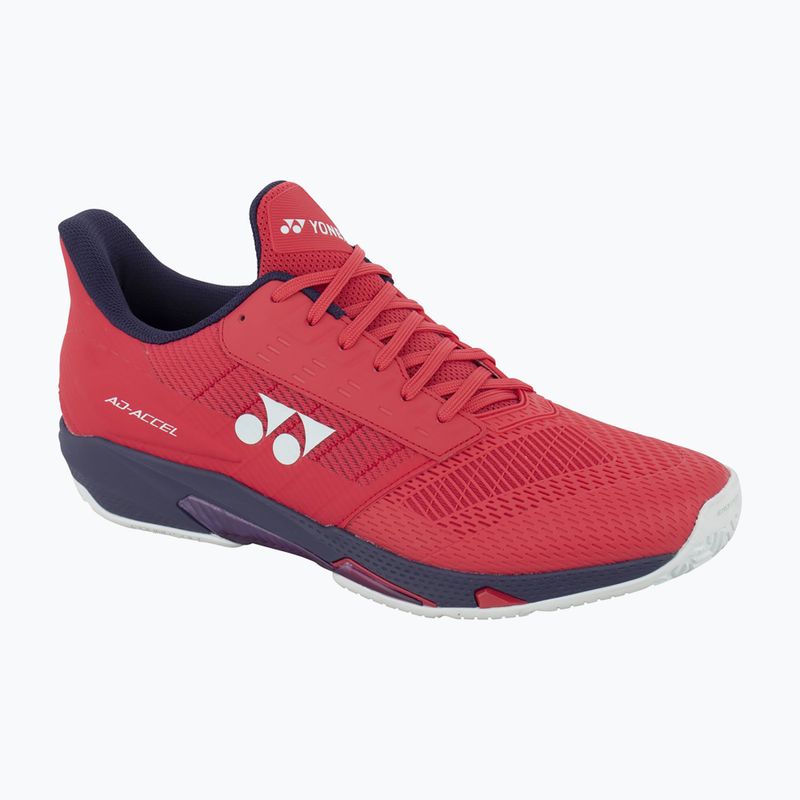 Vyriški teniso batai YONEX Power Cushion Ad-Accel sunsed red