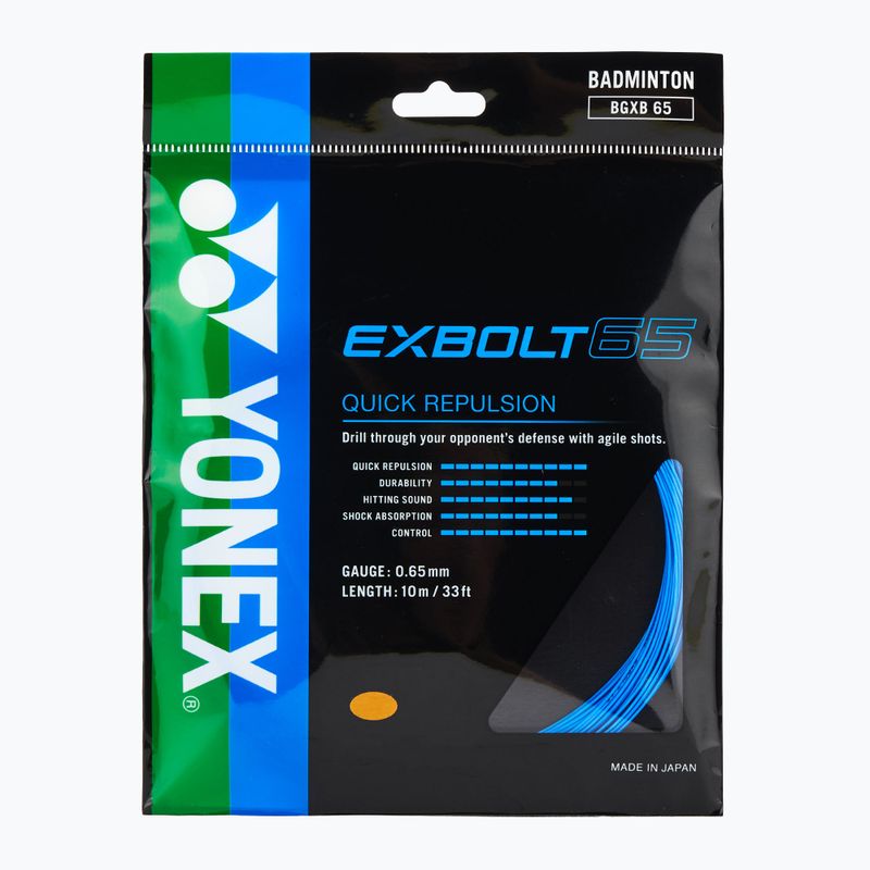 Stygos badmintono raketei YONEX Exbolt 65 Set 10 m blue