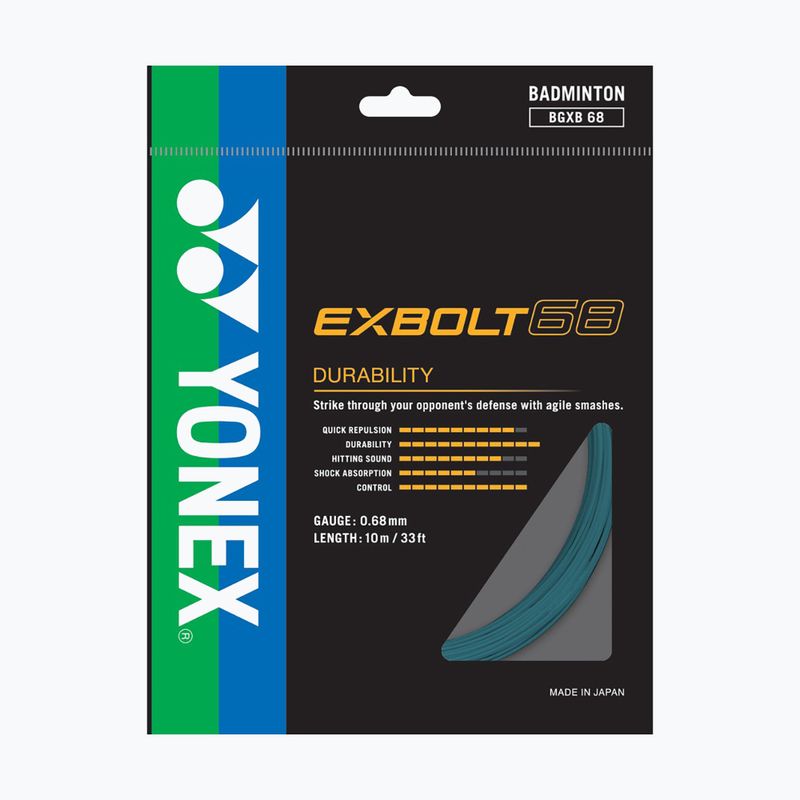 Stygos badmintono raketei YONEX Exbolt 68 Set 10 m turquoise 2