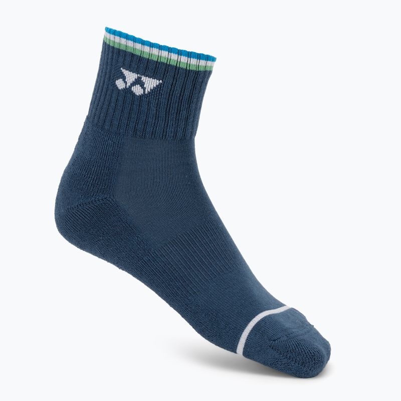 Kojinės YONEX 19236 Quarter 3 poros navy/white/green 2