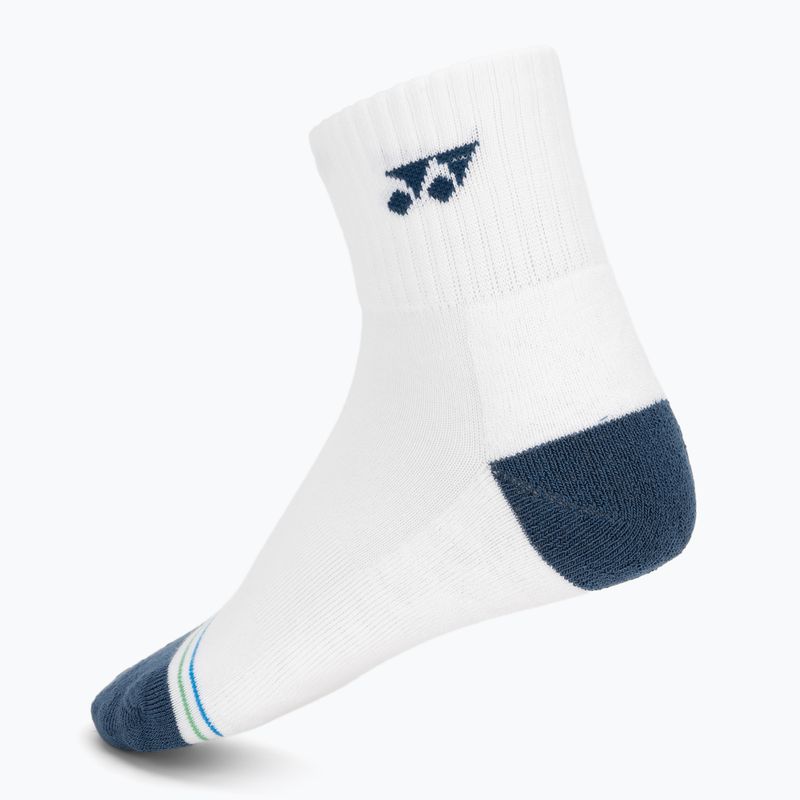 Kojinės YONEX 19236 Quarter 3 poros navy/white/green 5