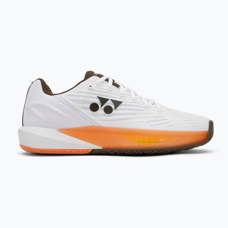 Vyriški teniso batai YONEX Eclipson 5 white/brown 2