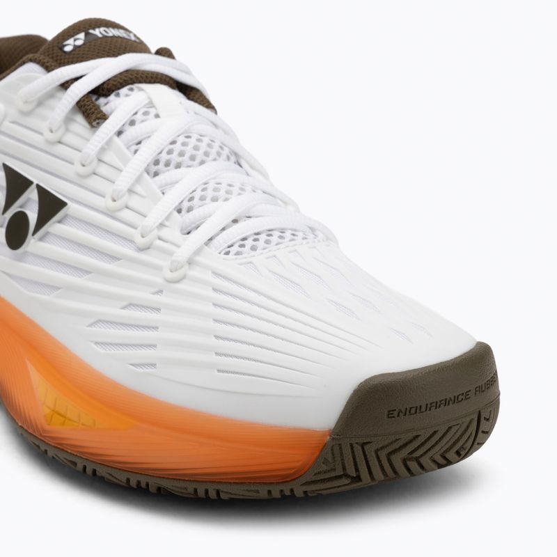 Vyriški teniso batai YONEX Eclipson 5 white/brown 7