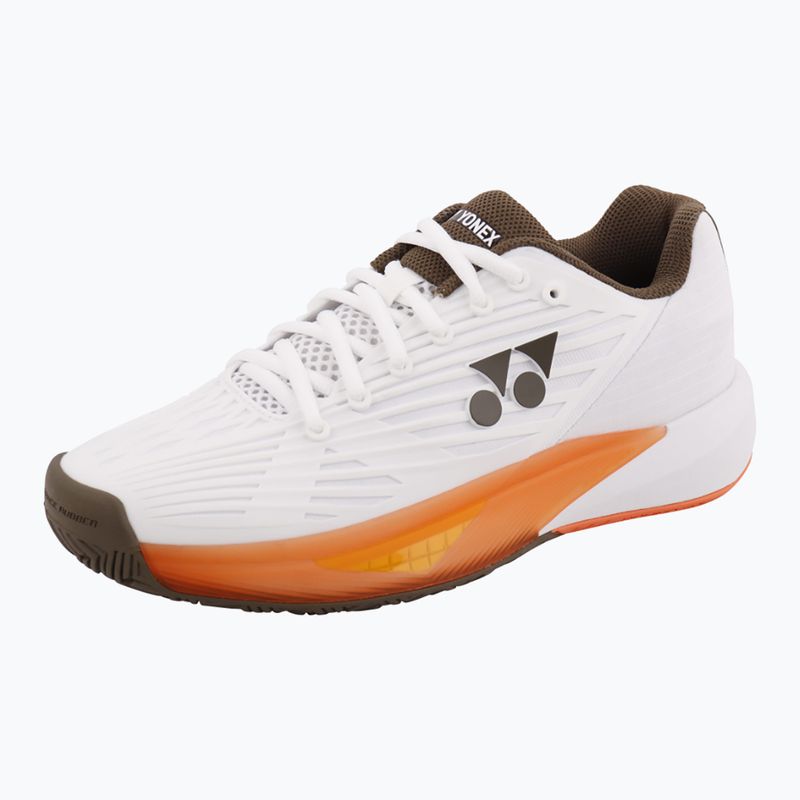 Vyriški teniso batai YONEX Eclipson 5 white/brown 8