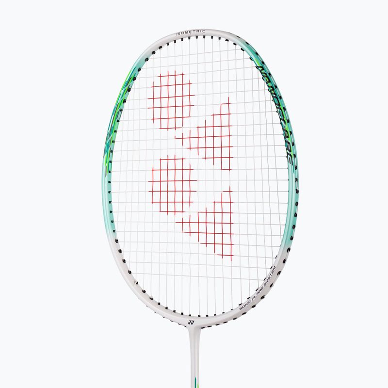 Badmintono raketė YONEX Nanoflare 001 Feel 2025 white/ mint 3