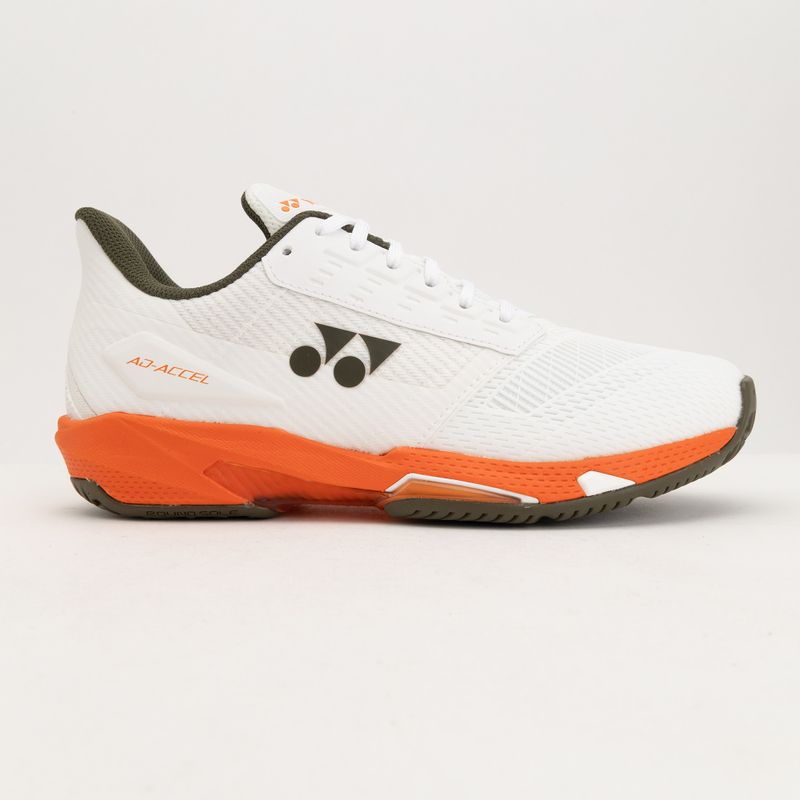 Moteriški teniso bateliai YONEX Power Cushion Ad-Accel white/orange 2