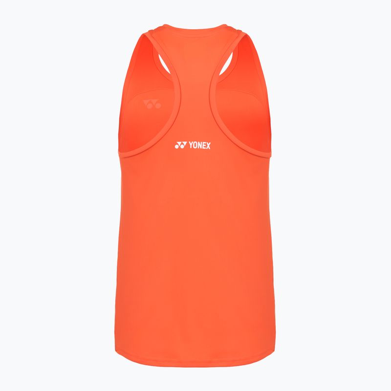 Moteriški teniso marškinėliai YONEX 16853 Practice Tank In cyber orange 2