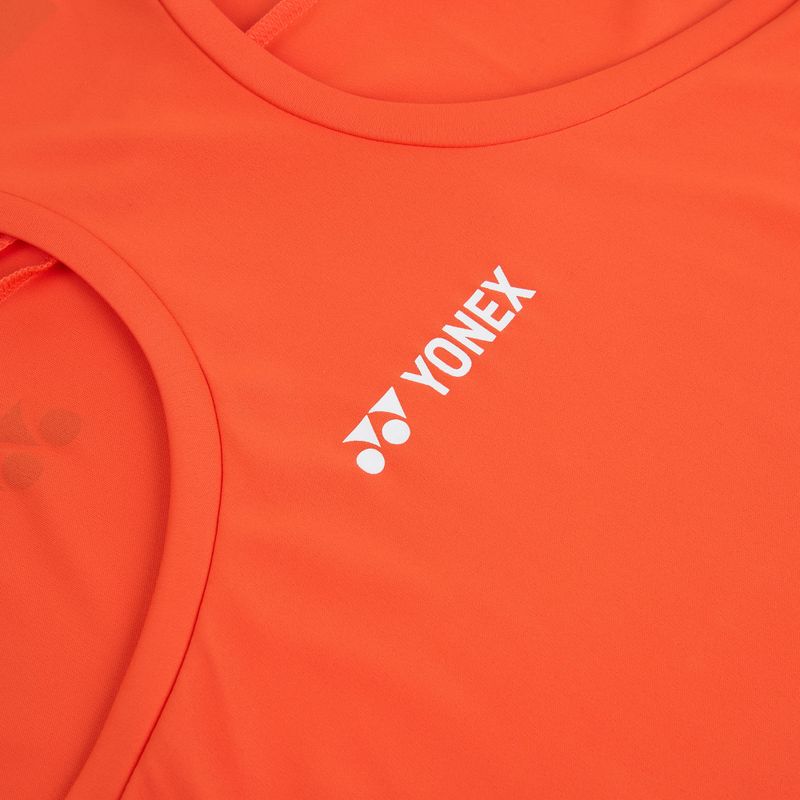Moteriški teniso marškinėliai YONEX 16853 Practice Tank In cyber orange 4