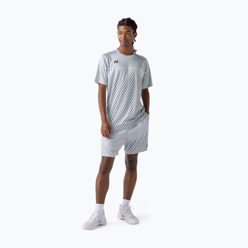 Marškinėliai YONEX 16861 Practice silver gray 2