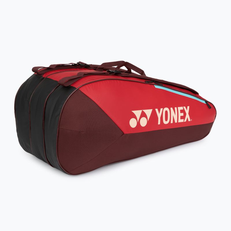Teniso krepšys YONEX 42529 Team Racquet Bag 9 pcs ruby red 4