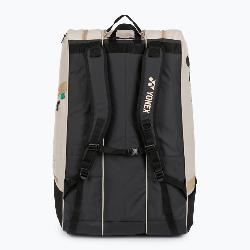 Teniso krepšys YONEX 726212 Gearlogic Racket Bag 12 pcs beige 6