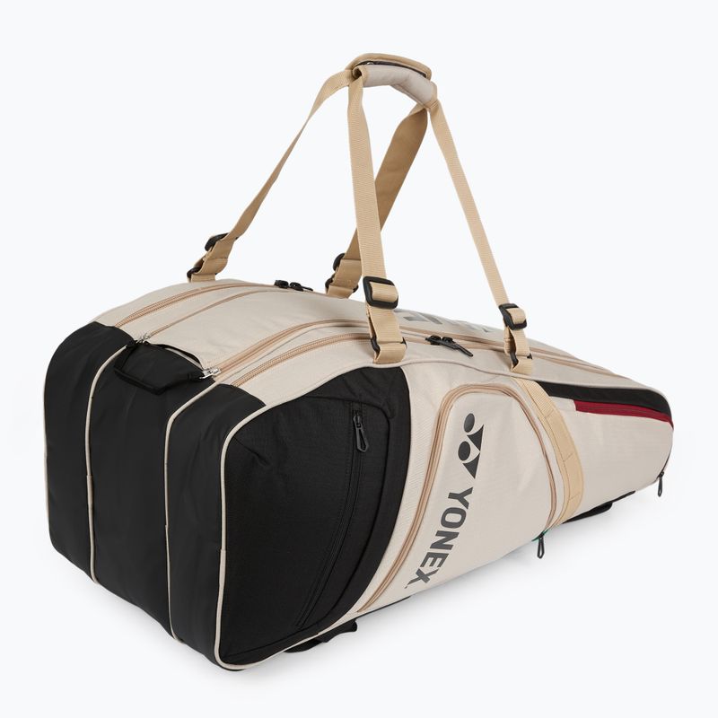 Teniso krepšys YONEX 72629 Gearlogic Racket Bag 9 pcs beige 4