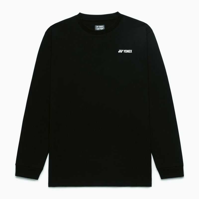 Vyriškas teniso marškinėliai ilgomis rankovėmis YONEX 16879 Practice black 3