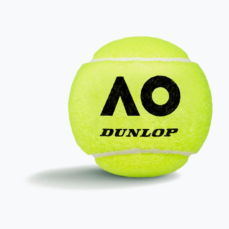Teniso kamuoliukai Dunlop Australian Open 4B 4 vnt. green 2